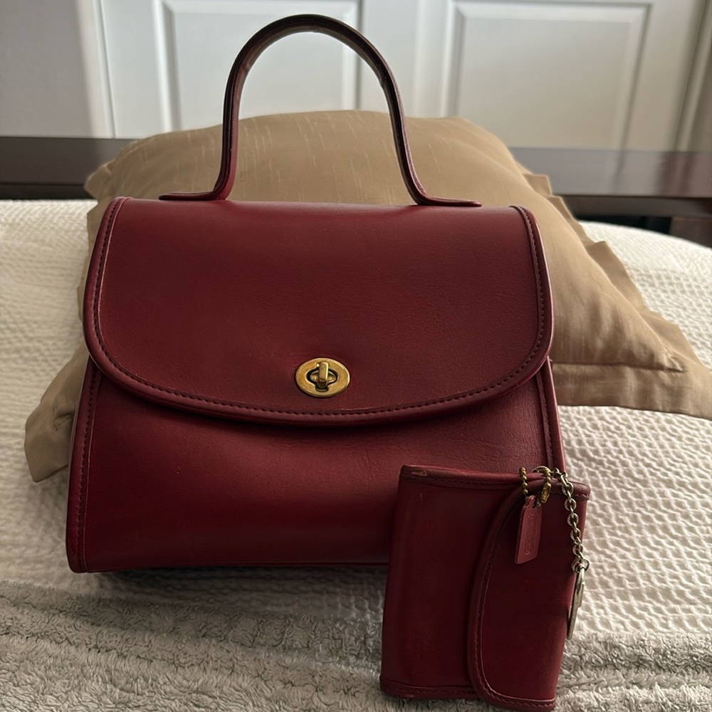 Vintage coach manor and Wallet